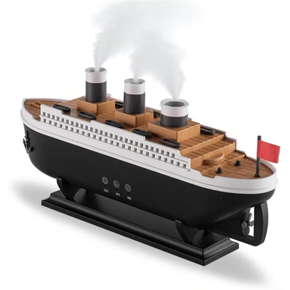 Humidificador inspirado en el Titanic con aromaterapia y decorativo
